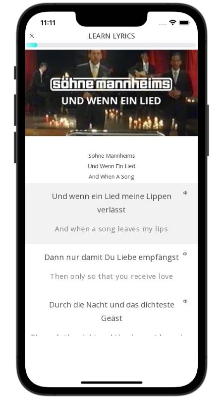 Söhne Mannheims Und Wenn Ein Lied Lyrics English Translation